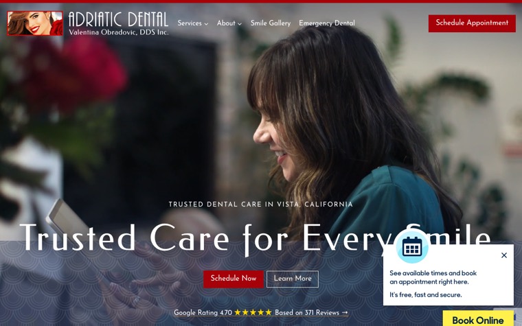 Adriatic Dental, Vista, CA